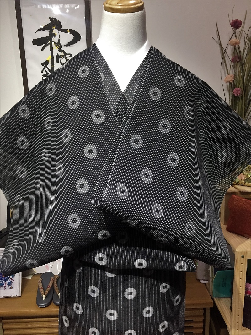 平和屋着物□極上 夏物 本場琉球絣 夏琉球 紬 逸品3s1446 - 女性和服、着物