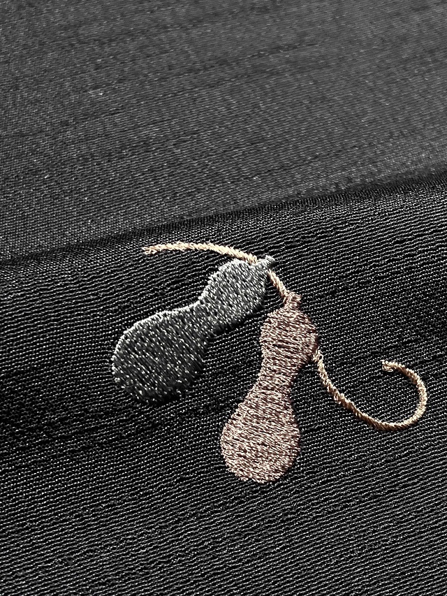 帯揚げ 刺繍 瓢箪