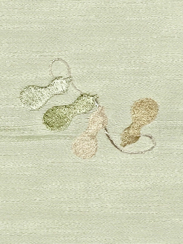 帯揚げ 刺繍 瓢箪