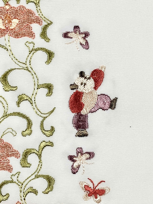 半襟 刺繍 吉祥